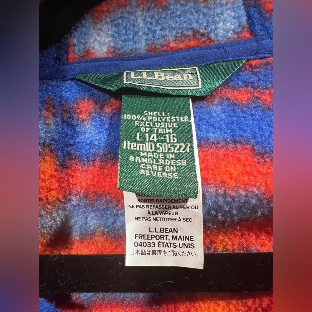 LL Bean Fleece - Picture 4 of 4